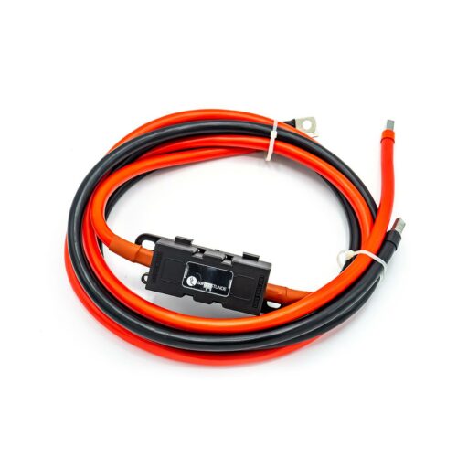 WATTSTUNDE BAKA35-FH Anschlusskabel mit ANM Hochlast Sicherungshalter, 2m, 35 mm²