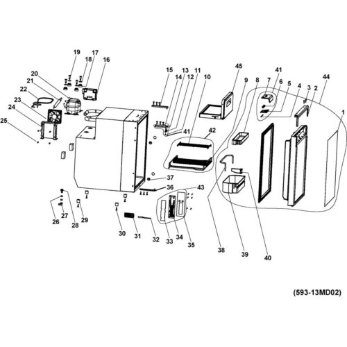 Federgriff - Dometic Ersatzteil Nr. 4450016148 - für Coolmatic CRE