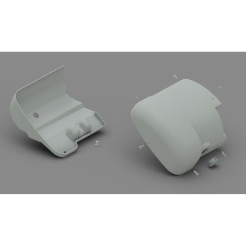 Endkappen rechts und links, titanium - Fiamma Ersatzteil Nr. 98673-039 - passend zu Fiamma F65 S