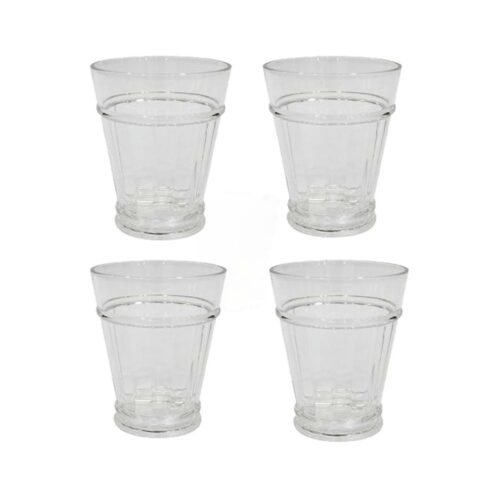 Via Mondo Alba Glas, 4er Set, Trinkglas, 420ml