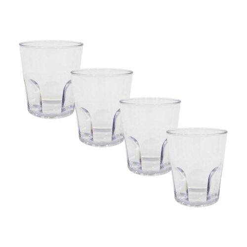 Via Mondo Artchi Trinkglas, 4er Set, 210ml