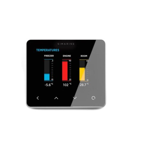 Simarine PICO Batteriewächter ohne Rahmen, silber