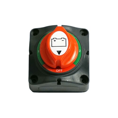 WATTSTUNDE Batterie Wählschalter für 2 Batterien, mit Gehäuse