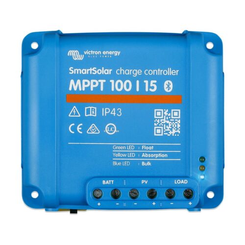 Victron SmartSolar MPPT Solarladeregler mit Bluetooth, 12V/24V, 100/15A