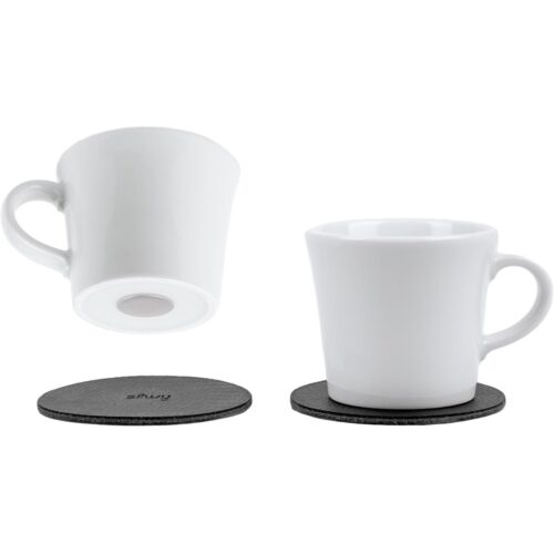 silwy Magnet Espressotassen, Porzellan, 70ml, 2er Set