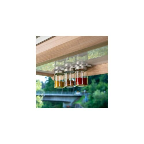 silwy Feinkost-Magnetgläser inkl. Leiste, 192ml, white/classy