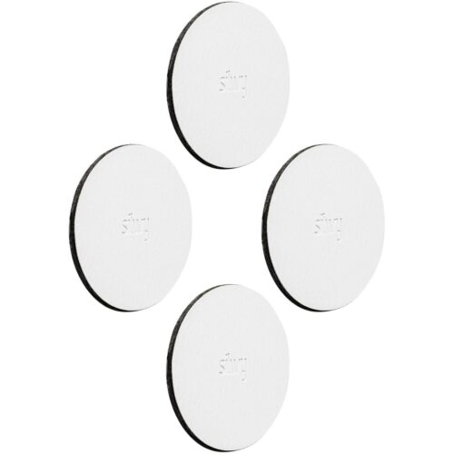 silwy Metall-Nano-Gel-Pads, 4st, 6,5cm, weiß