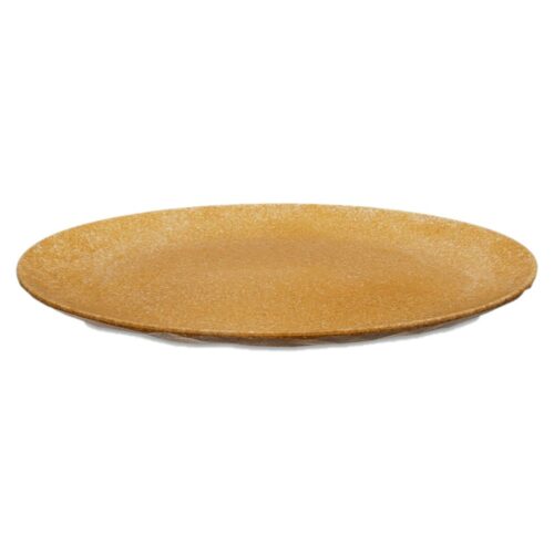 Koziol Club Organic Teller, Ø26cm, 4-teilig, nature wood