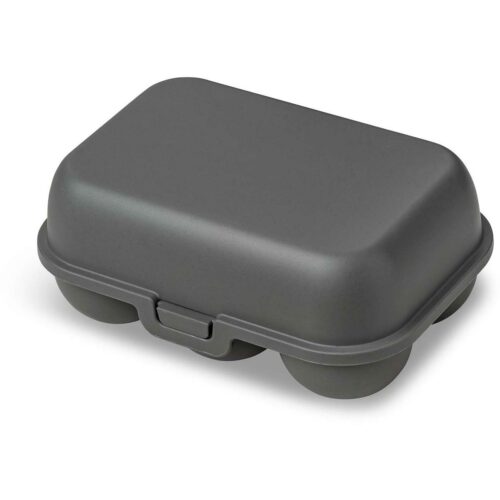 Koziol Eggs To Go Eierbox, 6er, ash grey
