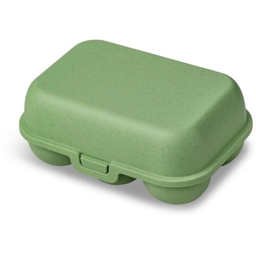 Koziol Eggs To Go Eierbox, 6er, leaf green