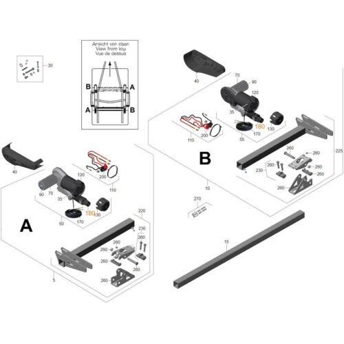 Spindeleinheit - Truma Ersatzteil Nr. 60040-00147 - für Smart A