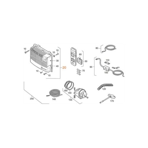 Steuergerät - Truma Ersatzteil Nr. 60020-00151 - für Mover XT4