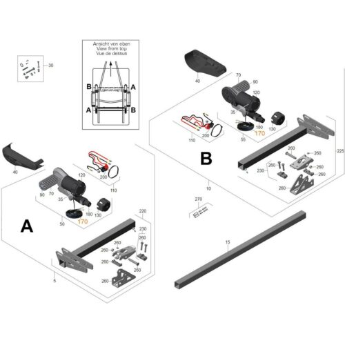 Kabelspindeleinheit - Truma Ersatzteil Nr. 60040-00146 - für Mover Smart A
