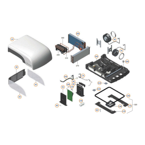 Schrauben-Set - Truma Ersatzteil Nr. 40091-00194 - für Aventa Compact