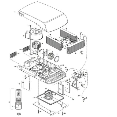 Verdampfer, komplett - Truma Ersatzteil Nr. 40091-17000 - für Aventa Comfort