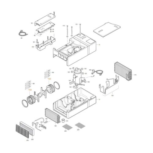 Ventilator - Truma Ersatzteil Nr. 40090-00095 - für Saphir Compact
