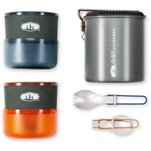 GSI Outdoors Halulite Microdualist Kochset, 10-teilig