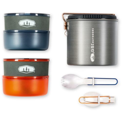 GSI Outdoors Halulite Dualist Kochset, 10-teilig