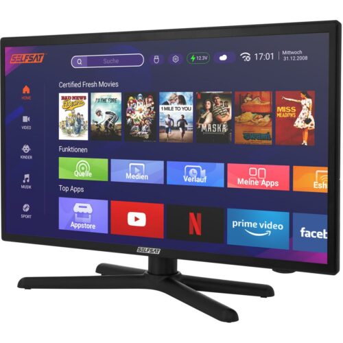 Selfsat Smart LED-TV 1222, 22“(56cm), Wlan, Bluetooth, Full-HD