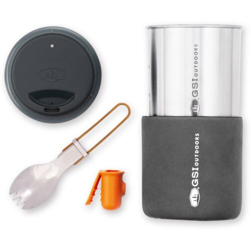 GSI Outdoors Glacier Minimalist Kochset, Edelstahl, 5-teilig