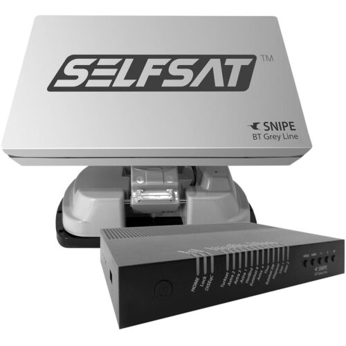 Selfsat Snipe 3 BT Grey Line Sat-Anlage, Twin-LNB, grau