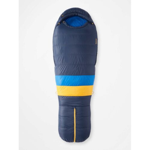Marmot Ouray Damenschlafsack, blau, long, 200cm
