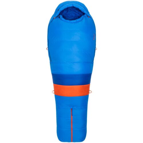 Marmot Wind River Mumienschlafsack, blau, long, 210cm