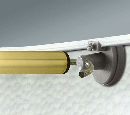 SHS Beschlag, schraubenloses Haltersystem, rund, 3er-Set