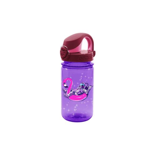 Nalgene OTF Kids Sustain Kindertrinkflasche mit Motiv, 350ml, violett Astronaut
