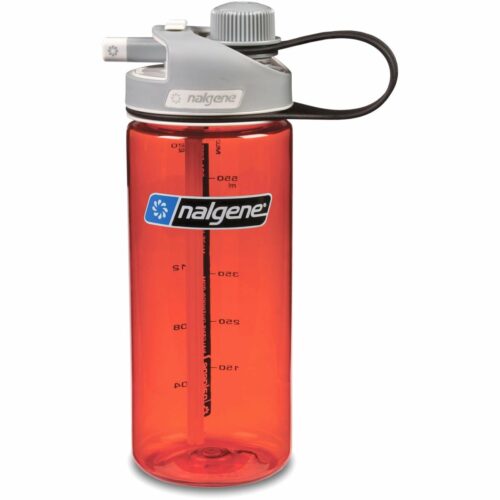 Nalgene Multi Drink Sustain Trinkflasche, 600ml, rot
