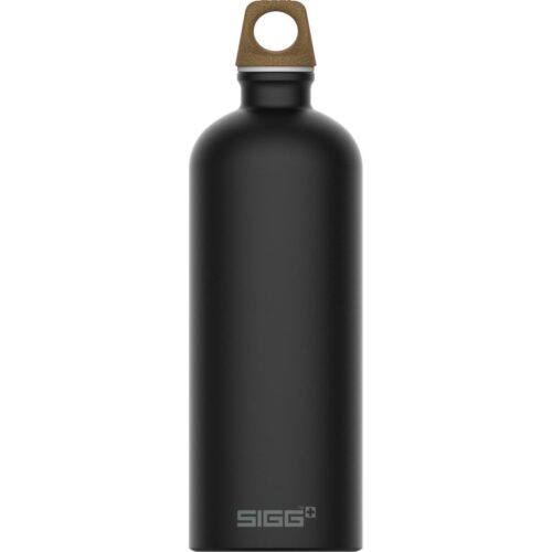 SIGG Traveller MyPlanet Alutrinkflasche, 1L, schwarz