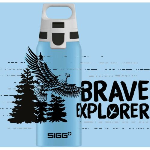 SIGG WMB One Trinkflasche mit Motiv, 600ml, Adler