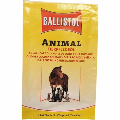 Ballistol Animal Tierpflegeöl, Tuch