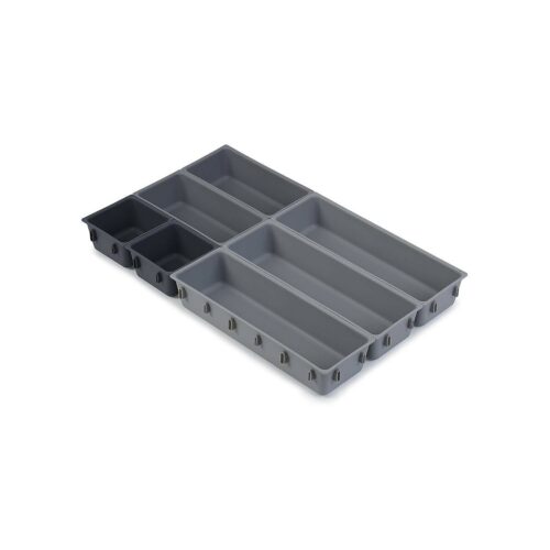 Joseph Joseph Blox™ Schubladen-Organizer-Set, 7-teilig, grau/taupe