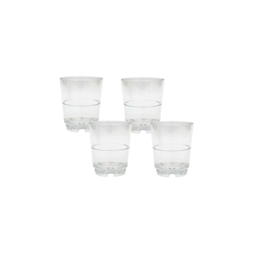 Via Mondo Macha Trinkglas, 4er Set, 300ml