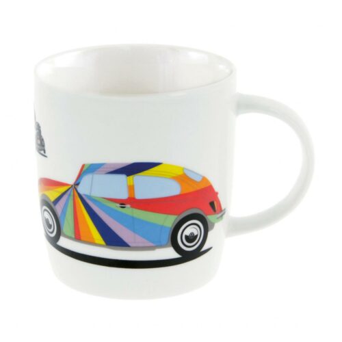 VW Collection VW Käfer Kaffeetasse, 370 ml, Streifen