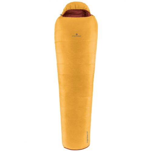 Ferrino Lightec Mumienschlafsack, gelb, Daune, 210cm, +9°
