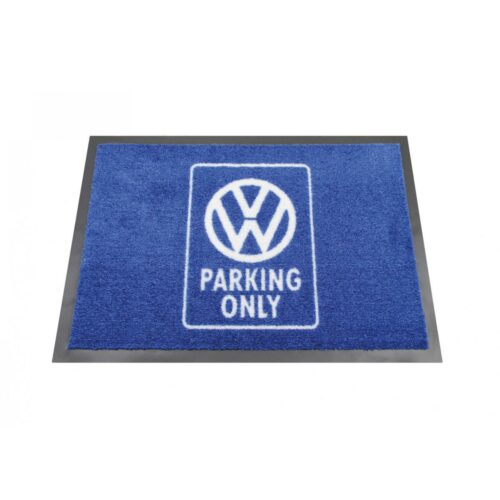 VW Collection VW T1 Fußmatte, 70 x 50 cm, Parking Only/blau