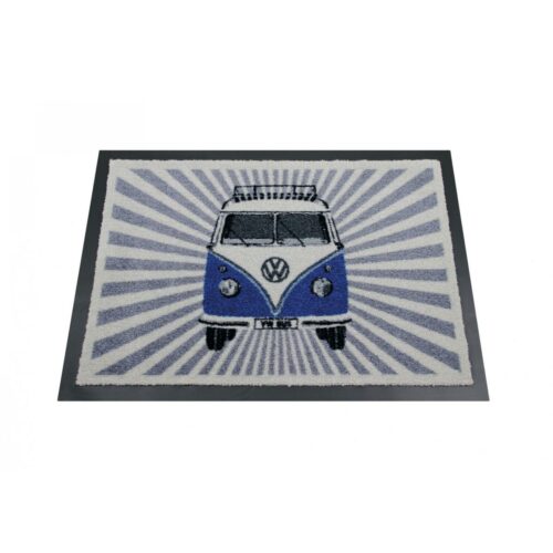 VW Collection VW T1 Fußmatte, 70 x 50 cm, Strahlen/blau