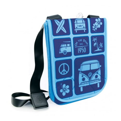 VW Collection VW T1 Schultertasche klein, Neopren, blau