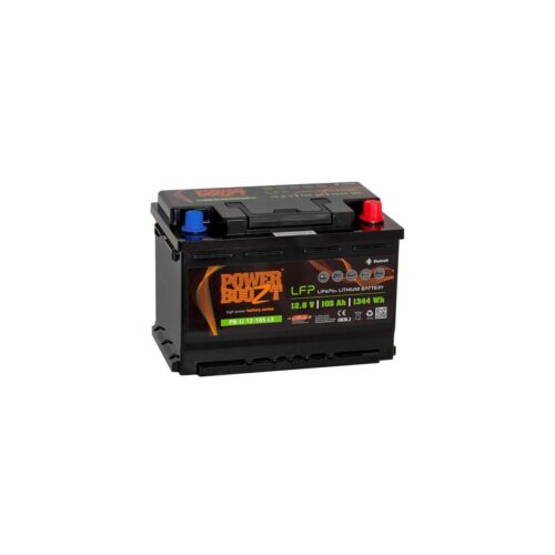 Powerboozt 105Ah L3 DIN Lithium-Batterie, 12,8V, 105Ah