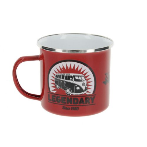VW Collection Tasse, Emaille, 500ml, Legendary rot