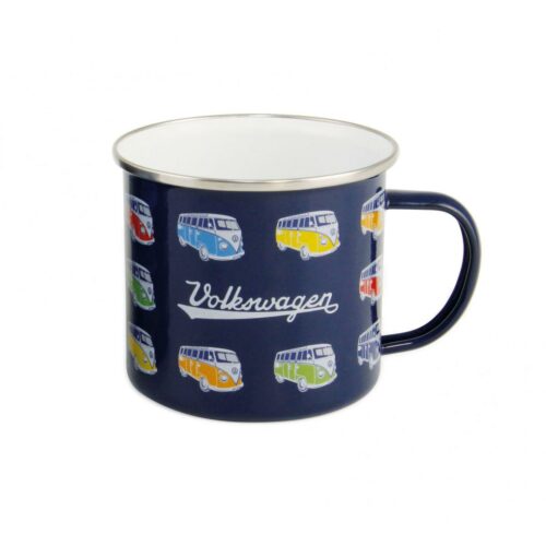 VW Collection Tasse, Emaille, 500ml, Parade blau