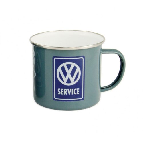 VW Collection Tasse, Emaille, 500ml, Service grau