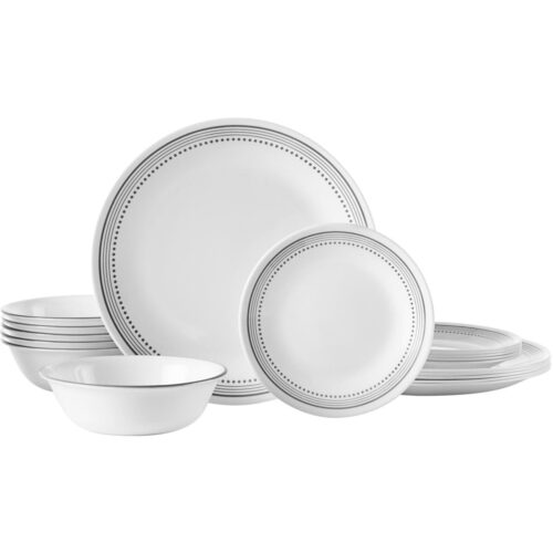 Corelle Mystic Gray Geschirrset, 12-teilig