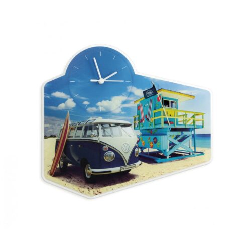 VW Collection Wanduhr aus Acrylglas, Beachlife