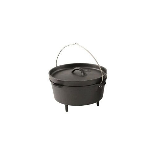 Robens Carson Dutch Oven, 8,2L, 31,5x21,5cm, Gusseisen, schwarz