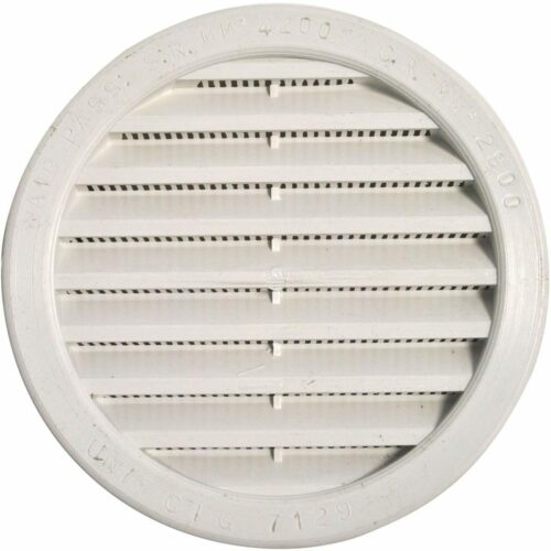 FAWO Lüftungsgitter rund, weiß, 90mm