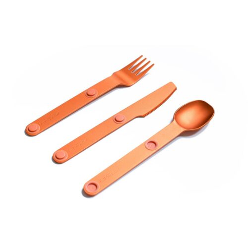 Full-Windsor Magware Besteck, orange