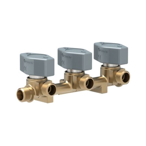 Truma Verteilerblock mit 3 Ausgängen, Messing, 10 mm